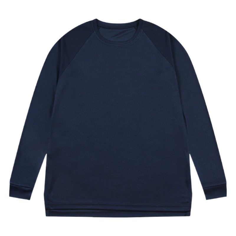 American shooting clothes long-sleeved training clothes autumn and winter running fitness round neck sports training T-shirt loose breathable top T