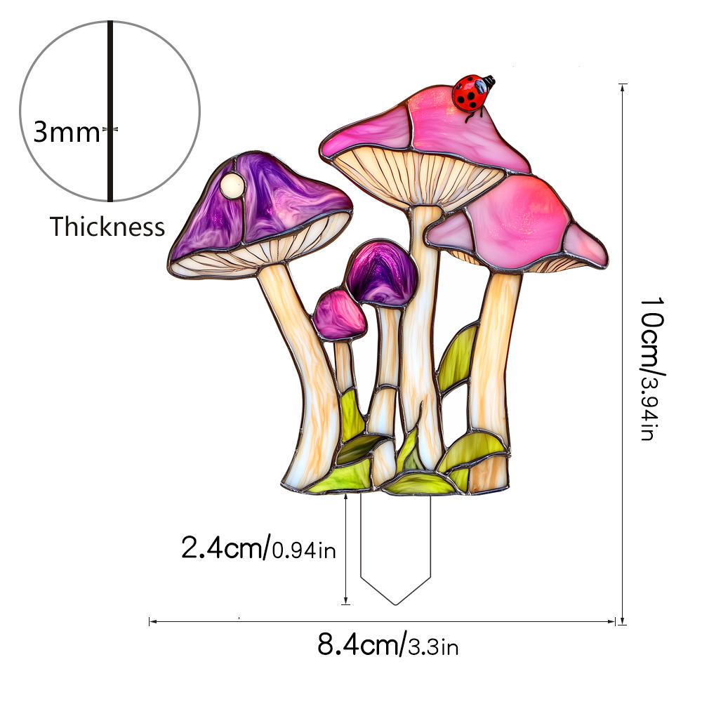 Colgante TYU641 - 684 acrílico maceta flor verde inserto maceta decoración de plantas de vidrio tintado