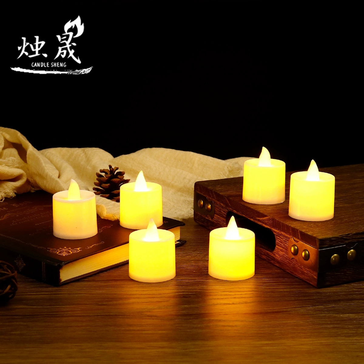 Светодиодная свеча Электронная свеча романтическое предложение чай воск исповедь артефакт День Святого Валентина день рождения Креативный макет реквизит