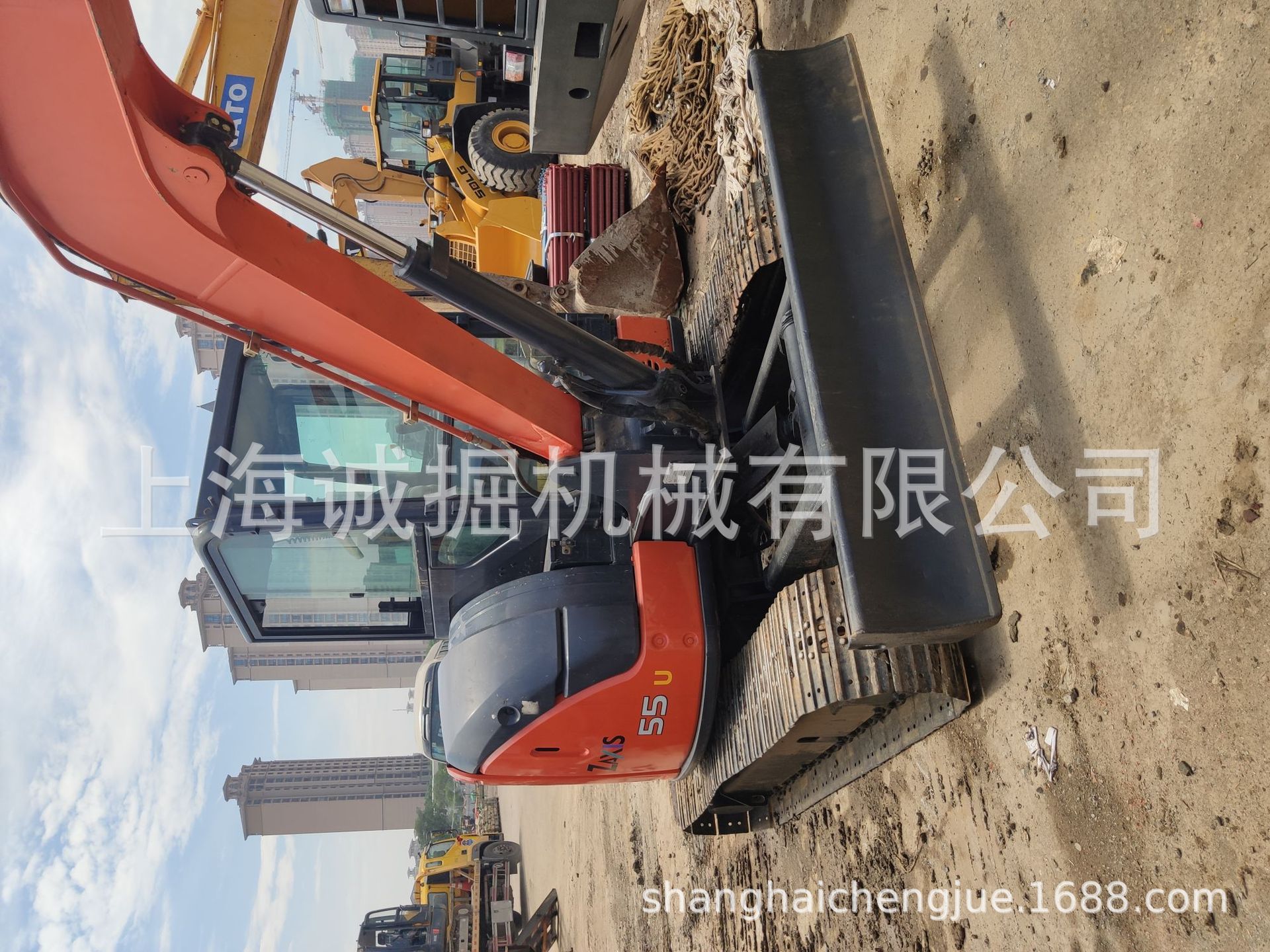 二手日立ZX55挖掘机 5吨挖掘机