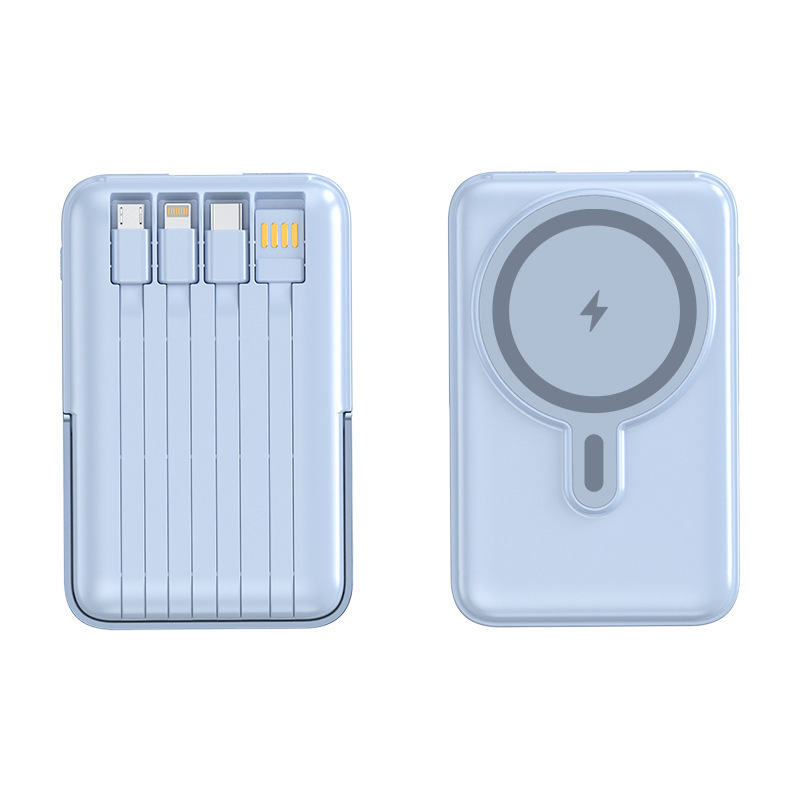 磁気パワーバンクホルダー magsafe ケーブル付き携帯電話ギフトに適したカスタマイズされた 15 ワットワイヤレス高速充電モバイル電源|undefined