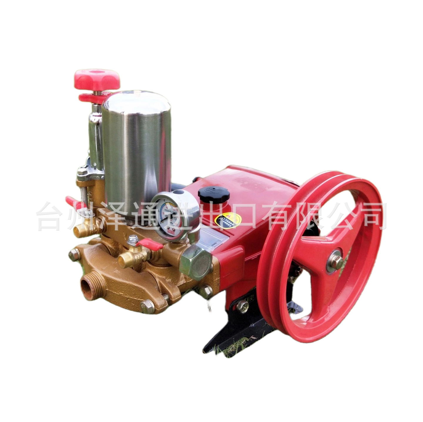 山丘高压打药雾炮器动力喷雾机头26平板三缸柱塞泵