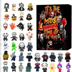 新品ハロウィンカウントダウンカレンダーブラインドボックス鬼幽霊雰囲気ゴシッククリスマス24点プレゼント降临日ボックス