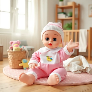 Игрушечная коляска с куклой 14 дюймов
