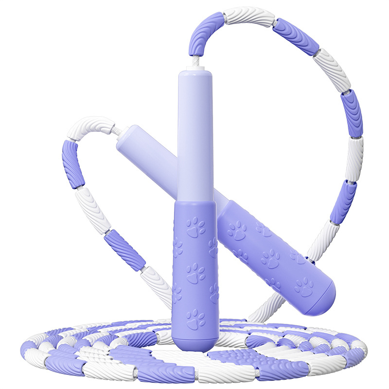 Garra de gato antideslizante para niños cuerda de salto de bambú para estudiantes de secundaria secundaria examen cuerda de competencia de ejercicios de acondicionamiento físico cuerda no juega cuerda de salto