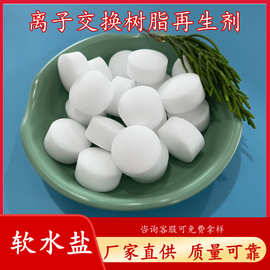 批发工业级食品级软水盐 99含量软化水用盐 离子交换树脂再生剂