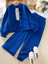 W 30129 Children's Collared Shirt Set ͯװ������װ