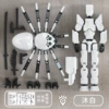 White combined doll, weapon, Spiderman