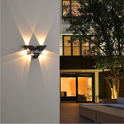 Outdoor Wall Lamp, Wall LED Light, Nordic Creative Hotel Bedside Background Lamp, Atmospheric Lamp, Outdoor Courtyard Decorative Lamp