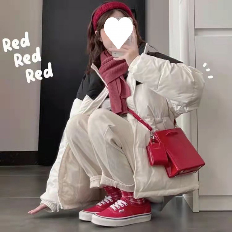 冬季面包服晋江羽绒棉服棉衣棉袄外套女羽绒加厚短款韩版潮港风学|ru