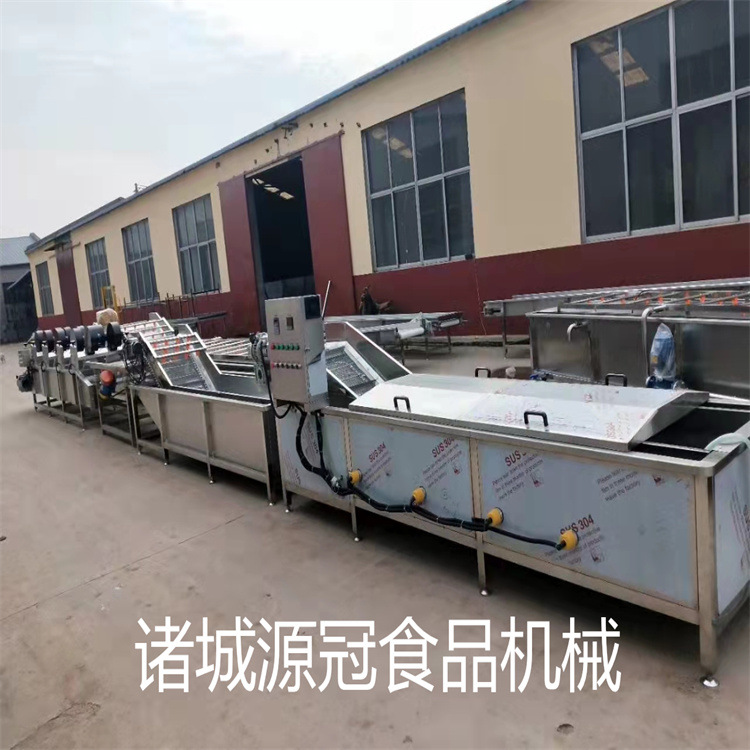 供应鸡爪漂烫机鸭掌蔬菜漂烫清洗机不锈钢烫猪爪槽竹笋豆角杀青机