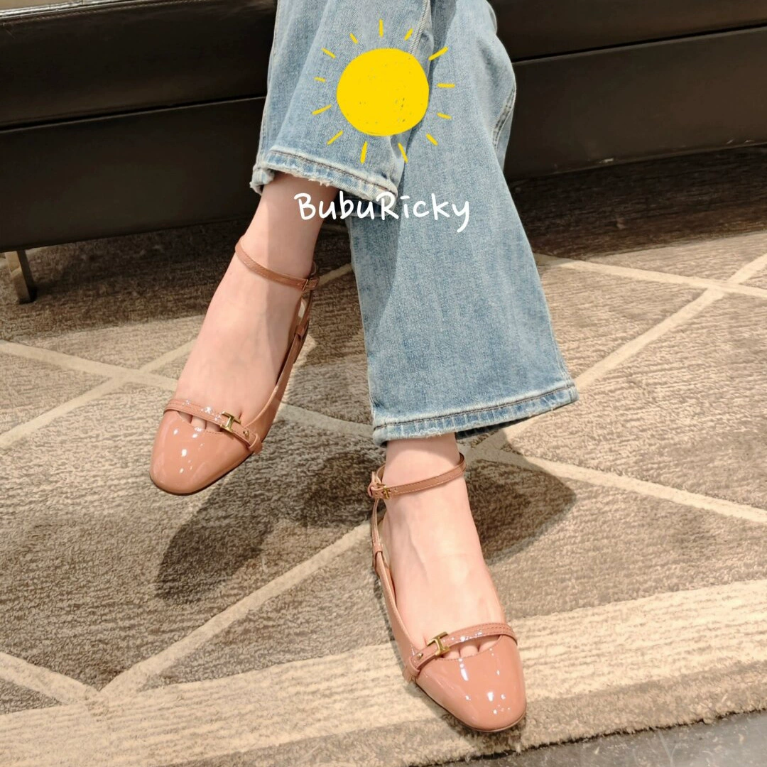 Версия из овчины ~ сандалии из натуральной кожи с пряжкой во французском стиле для женщин, летние сандалии и тапочки на плоской подошве в римском стиле