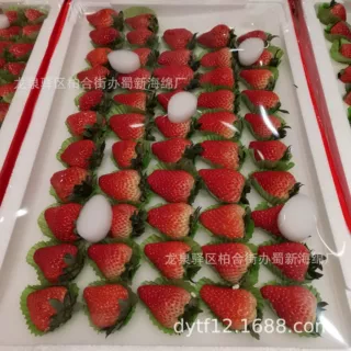 草莓托海绵包装/草莓缓冲海绵包装/草莓防损海绵包装草莓海绵内衬