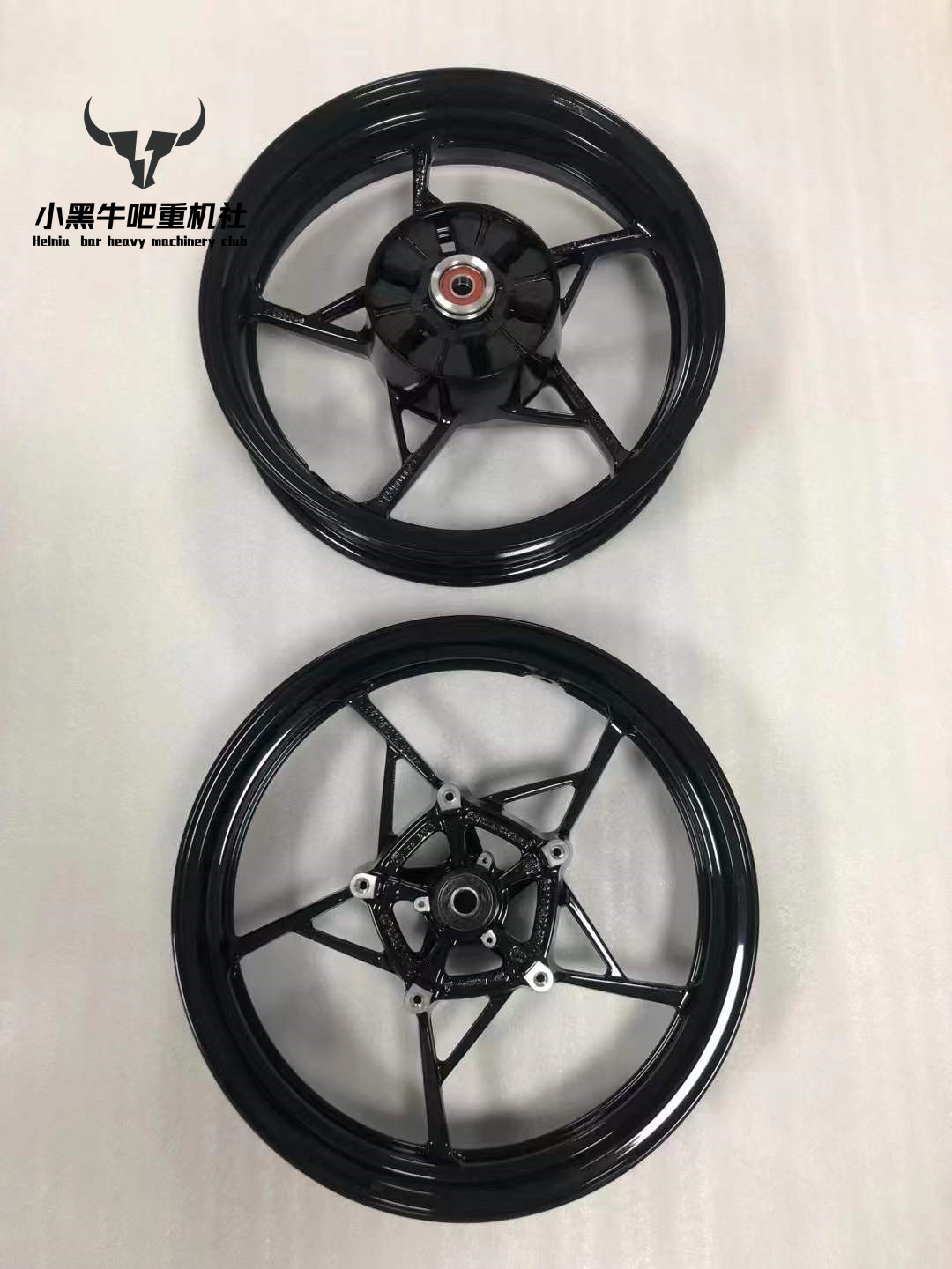 Suitable for Motorcycle Kawasaki Ninja500 Ninja 500 Z500 Front and Rear Hub Assembly Rim Steel Rim Electric