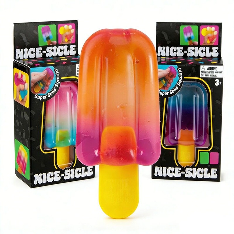 Cross-Border Ice Cream Squeeze Squishy Stress Relief Toy, Popular Ice Cream Toy