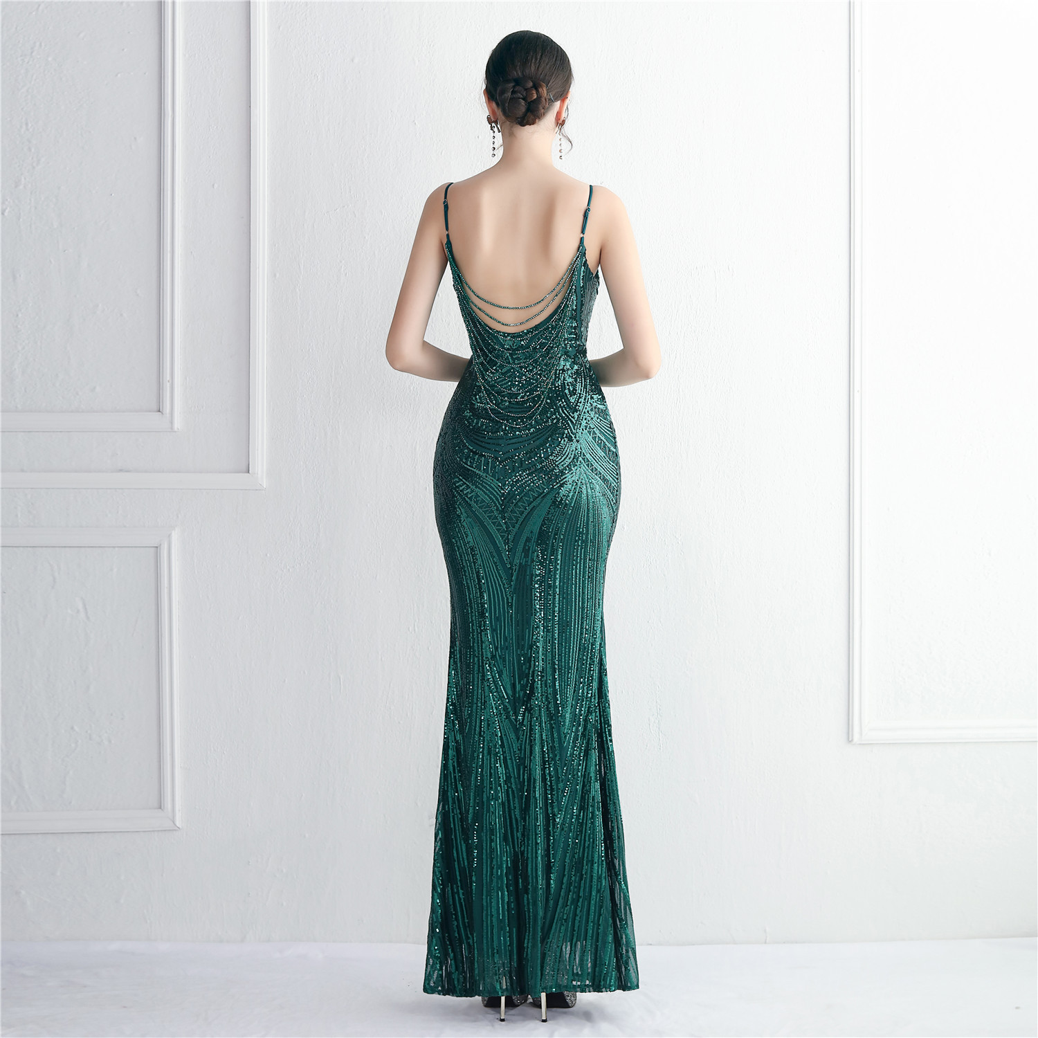 D9403 1900K ÁO HAI DÂY NỮ YIEOUBA DÁNG ÔM BODY GỢI CẢM SEXY HỌA TIẾT HOA HAI DÂY HỞ VAI THỜI TRANG NỮ G05 SẢN PHẨM MỚI