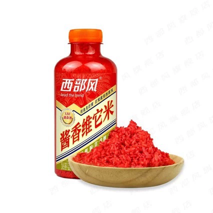 Западный стиль Соус-вкусовой Витамины 500 г красный сломанный рис, карати, травяная гнездо и рыбалка двойного назначения, 54 бутылки за штуку
