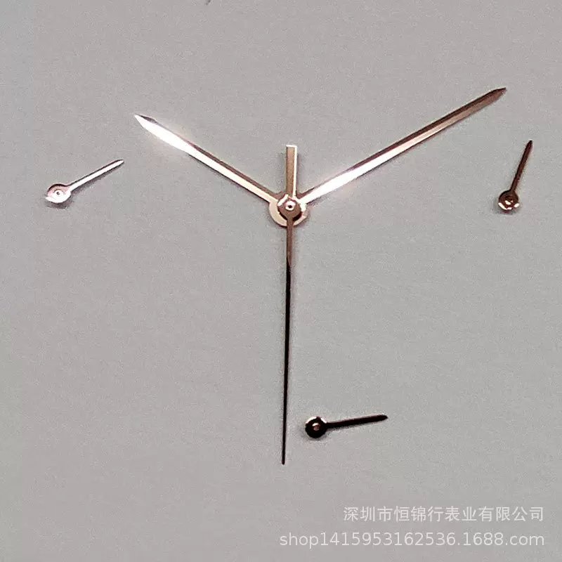 手表指针配件批花表针适配VX7P VX7N VX7J机芯 脊面线形批花针