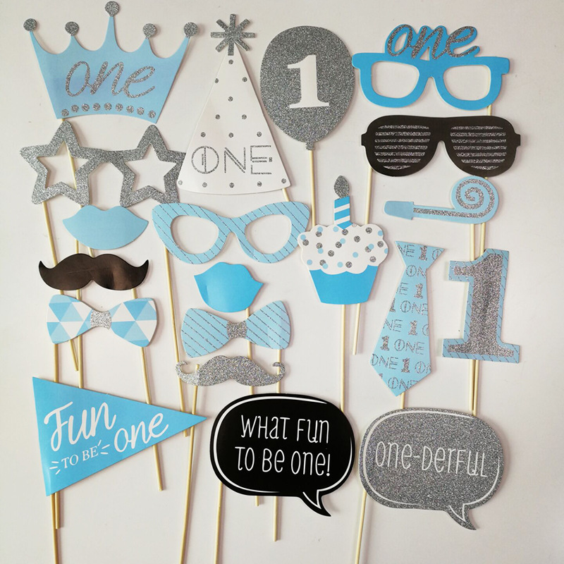 Accesorios de fotos de unicornio bebé BABY SHOWER niño niña bebé fiesta pañal globo accesorios