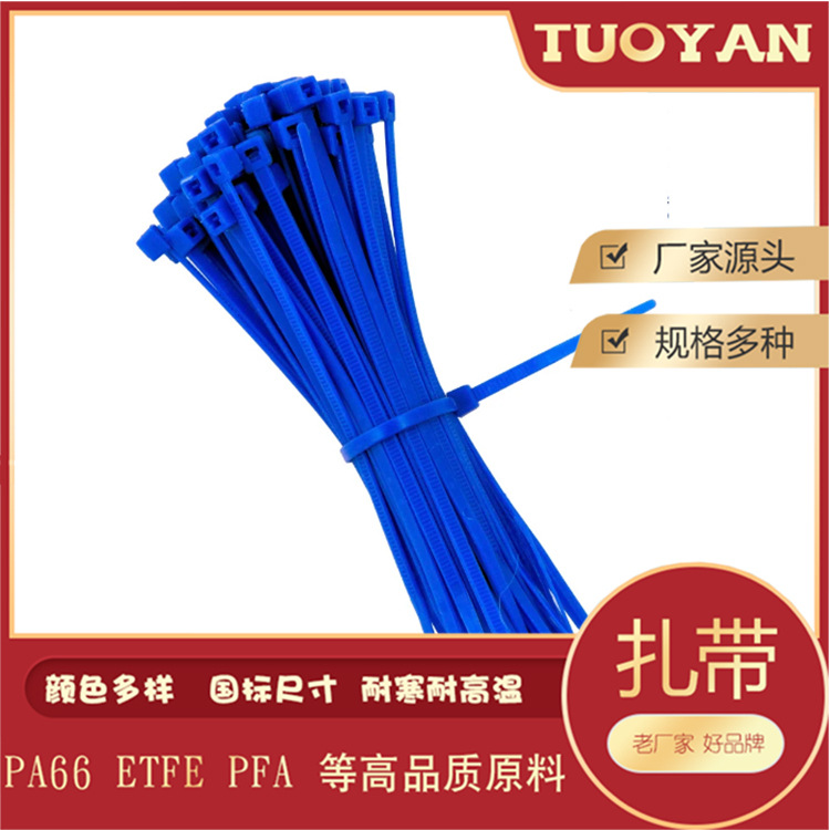 铁氟龙扎带 耐高温扎带  耐油扎带 多行业应用化外观绝缘、防潮扎