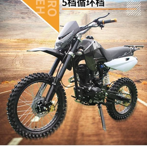 150CC Motosiklet, İkiqat Böyük Yastıqlı, Yüksək Vaza Stendli Off-Road Motosiklet