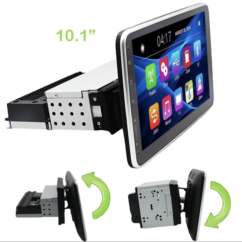 Factory direct car Android navigation universal 10.1 shake head machine central control navigation rotation 360 degree MP5 Bluetooth