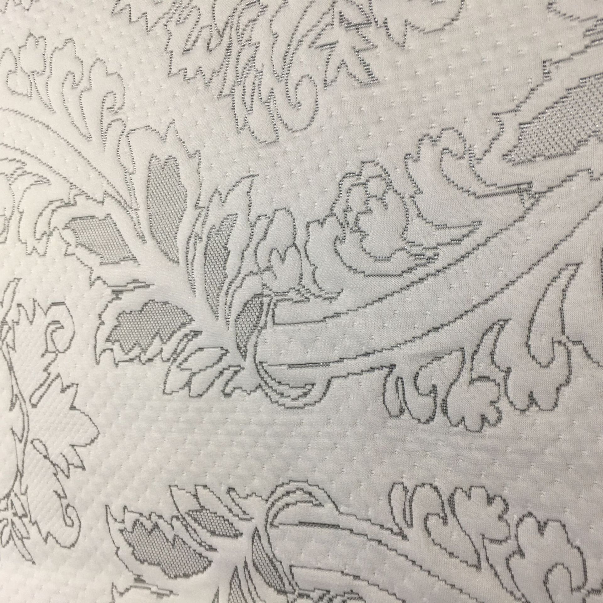 [Fábrica de origen] 300 g de tela de colchón de hoja de rama unilateral tela de colchón jacquard de punto image 5