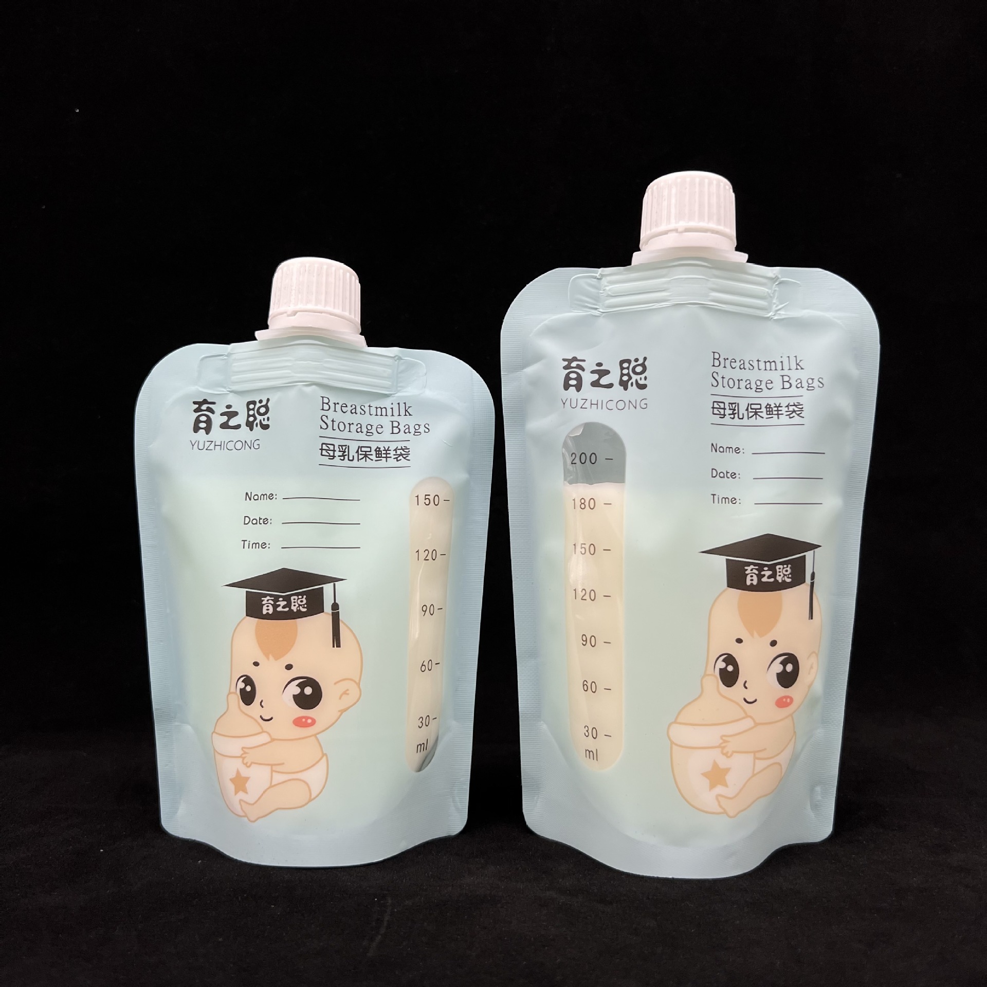 东莞工厂供应吸嘴存奶袋 一次性自立储奶保鲜袋 母乳储存袋