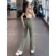 Micro-flared pants women's sports tight all-match daily slim high waist for foreign trade cross-border Southeast Asia European and American style