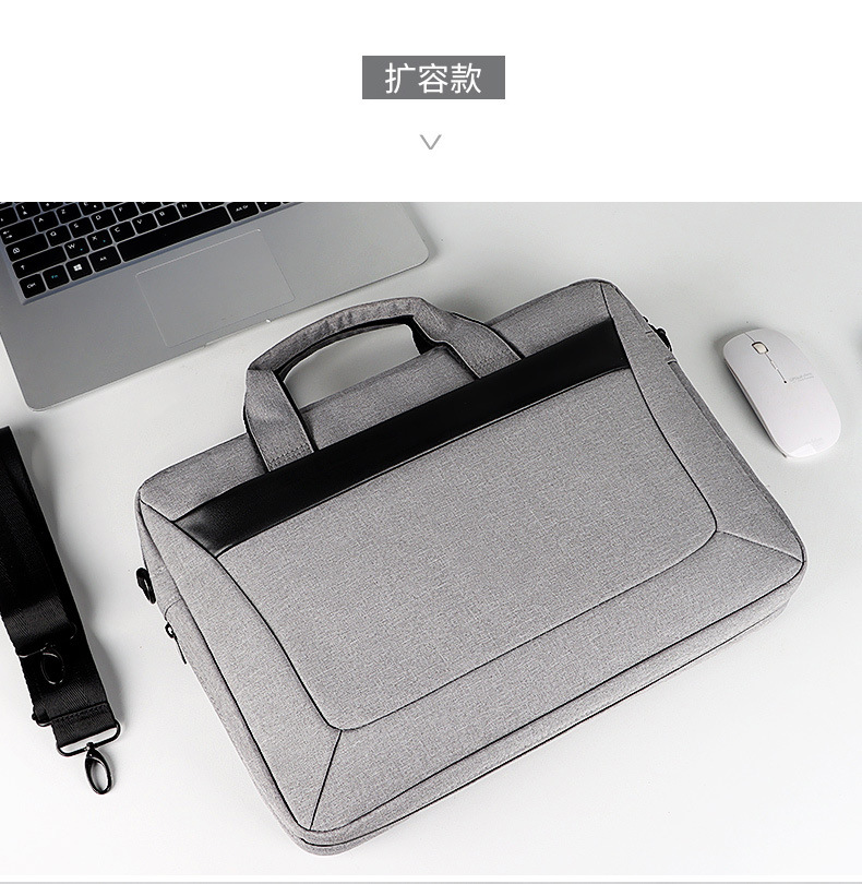 Wholesale single-shoulder portable laptop bags, waterproof briefcases, 131,415.6 inches, both men and women can print logos undefined