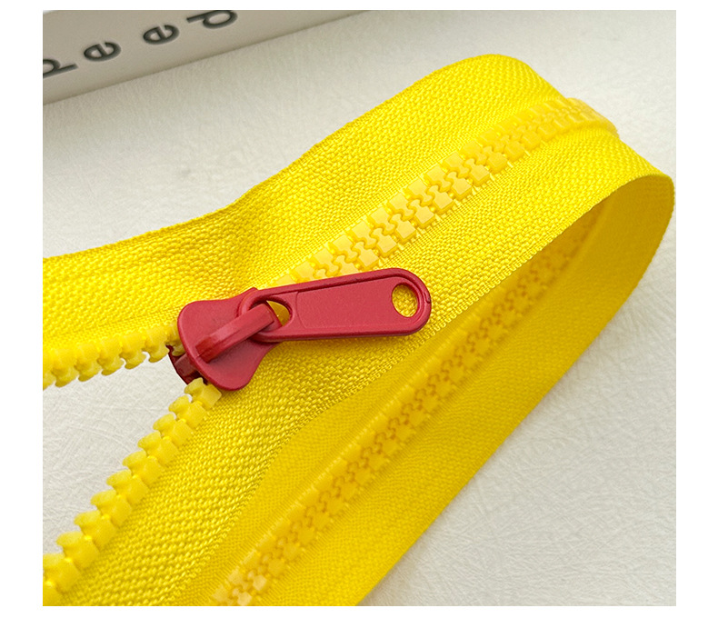 蹦床拉链,8号树脂闭口拉链,双头双拉片树脂拉链