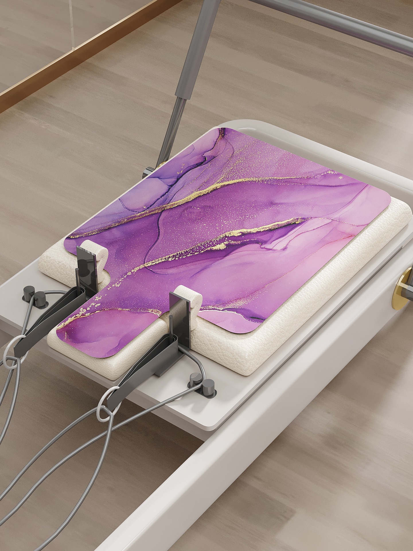 에메랄드 퍼플 Z00029 스웨이드 코어 패드