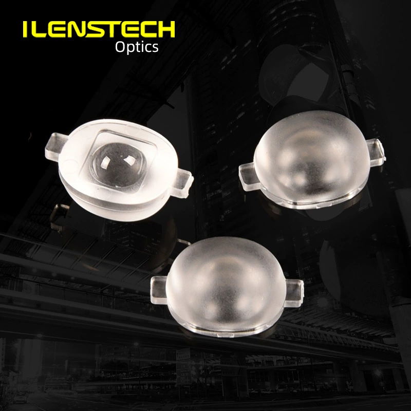Объектив уличного фонаря 18 мм одиночный 60x90 градусов двухугольный сигнальный светильник объектив ПК материал без позиционирования колонки I