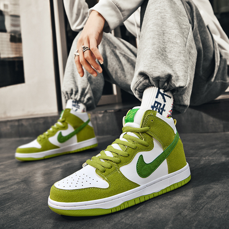 Putian Factory Direct Sales Aj1 Men's Shoes High-Top Air Force One Black and White Panda Smoke Gray University Blue Couple Sneakers for Women