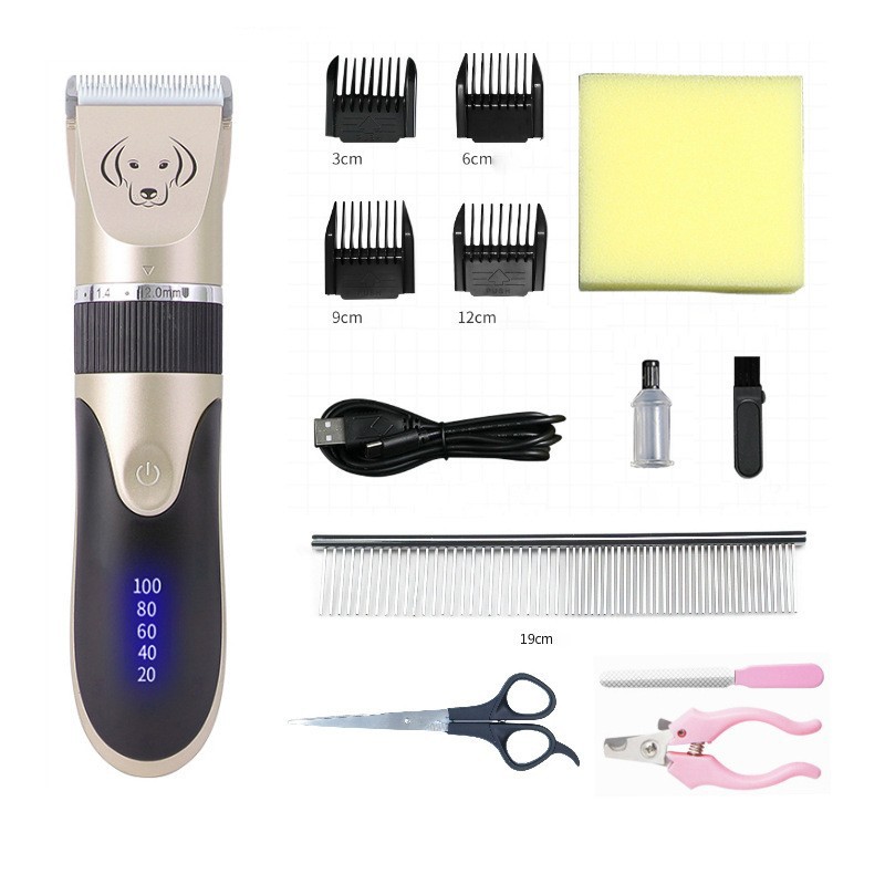 1082p 골드 + 강철 빗 가위 발톱깎이