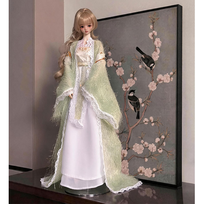 60 sm uzunlikdagi qadimiy kostyumli qo'g'irchoq, malika qiz, qadimiy kostyum, yoqimli 60BJD qo'g'irchog'i, Hanfu liboslari, yoqimli