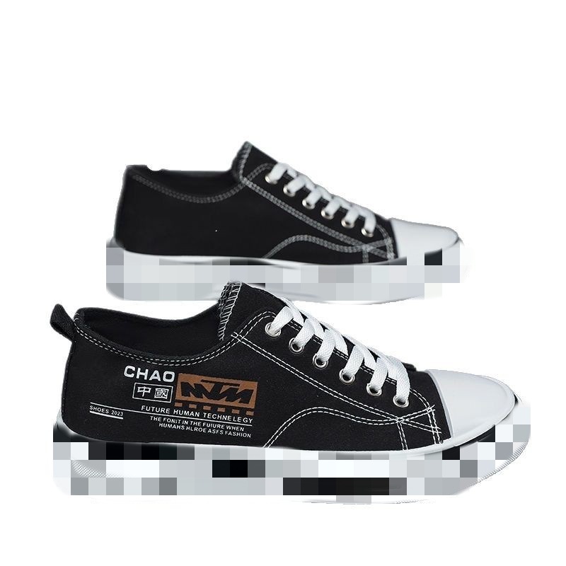 Nuevos zapatos de lona de hombre 2025 primavera transpirables zapatos de skate casuales juveniles estilo universitario simple zapatos de skate casuales