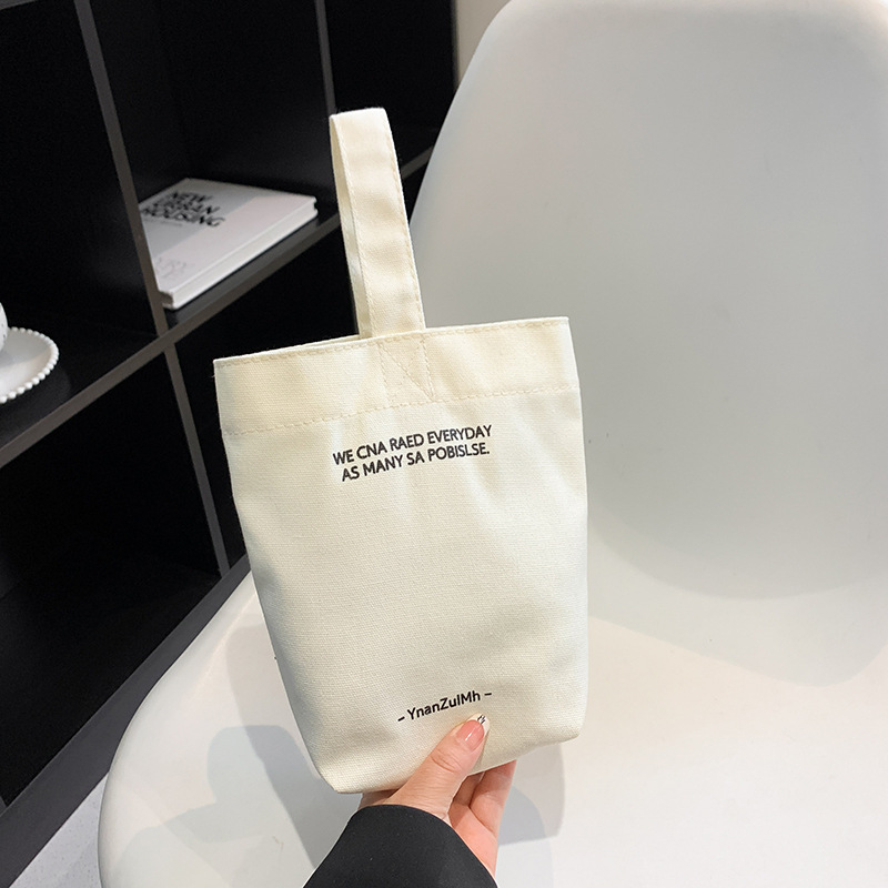 Amazon suministro transfronterizo/INS estilo hervidor de agua bolso de color sólido mini bolso Portátil Bolsa de lona bolso de la momia femenina