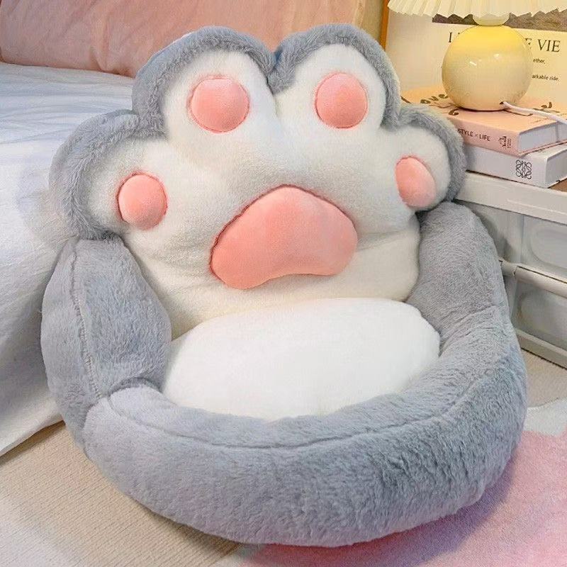 Garras de gato perezoso pequeño sofá decoración del dormitorio de tatami mujer silla individual ventana flotante humana cojín de dibujos animados