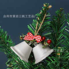 クリスマスベルペンダント金属ホーンベルクリエイティブクリスマスツリー装飾ペンダント休日ホームアクセサリーアクセサリー