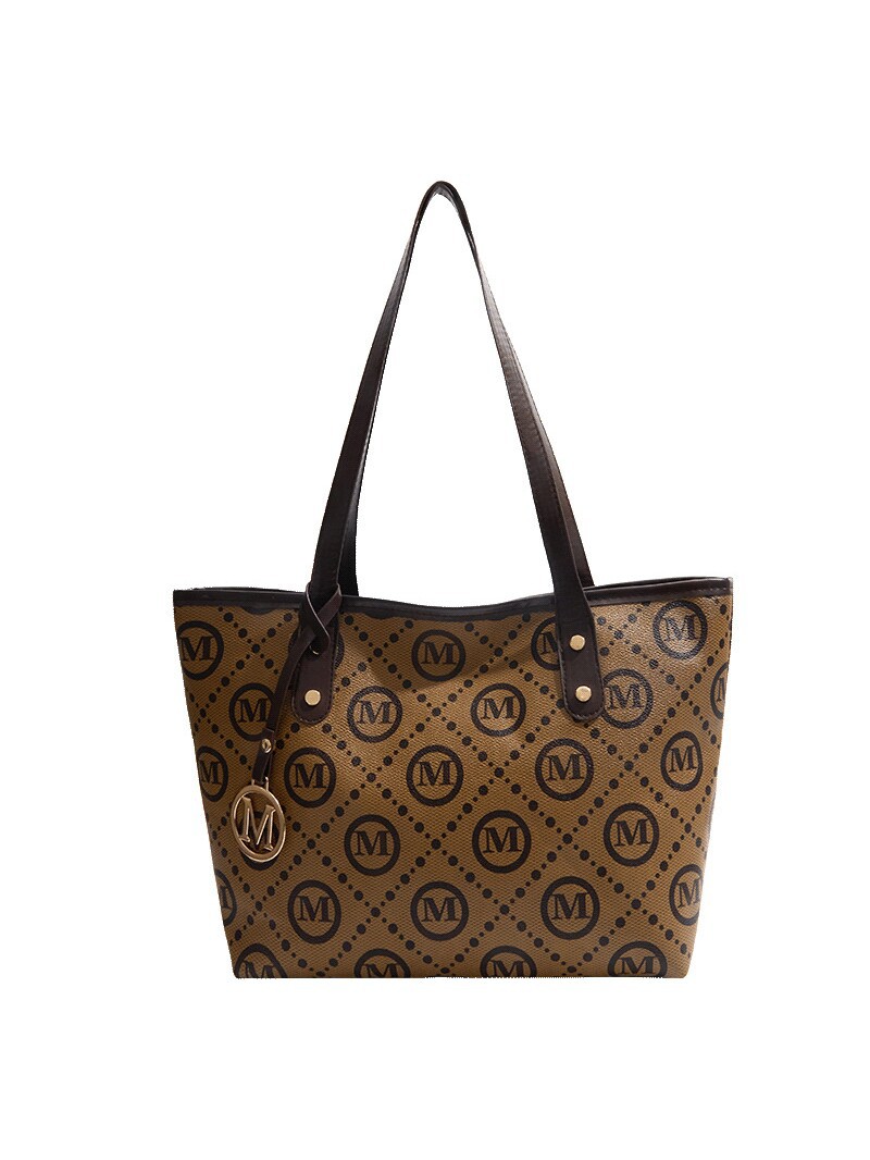 2026 nuevo retro de gran capacidad bolso de mujer de moda viaje bolsa de hombro bolso de mano letras impresa bolsa comodo