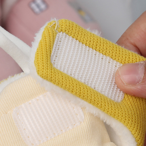 Baby Cotton Shoes 0-1 Years Old Unisex Learning to Walk Shoes for Infants Non-Slip Soft Sole Fleece Warmth Cute Matchable Children's Shoes