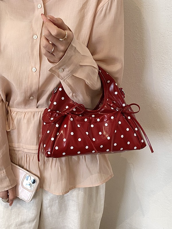 Bolso de mano de punto de onda de alta calidad para mujeres 2026 nuevo bolso casual diario, bolso de hombro de moda, bolso de tramo inclinado
