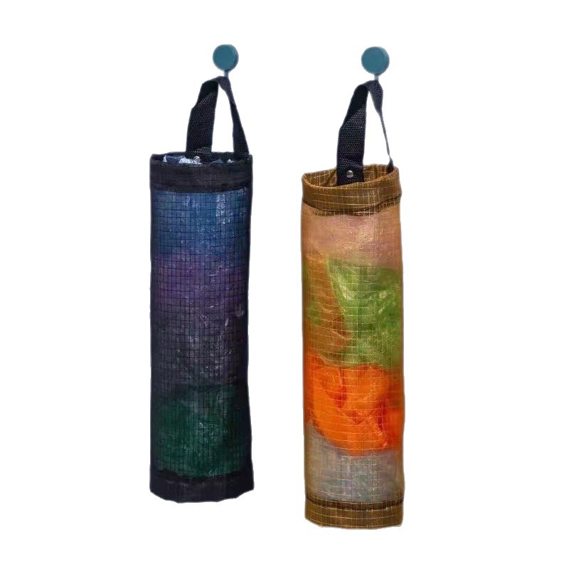 Bolsa de basura de cocina bolsa de almacenamiento de puerta montada en la pared bolsa colgante bolsa redonda de almacenamiento de artículos diversos artefacto de almacenamiento colgante