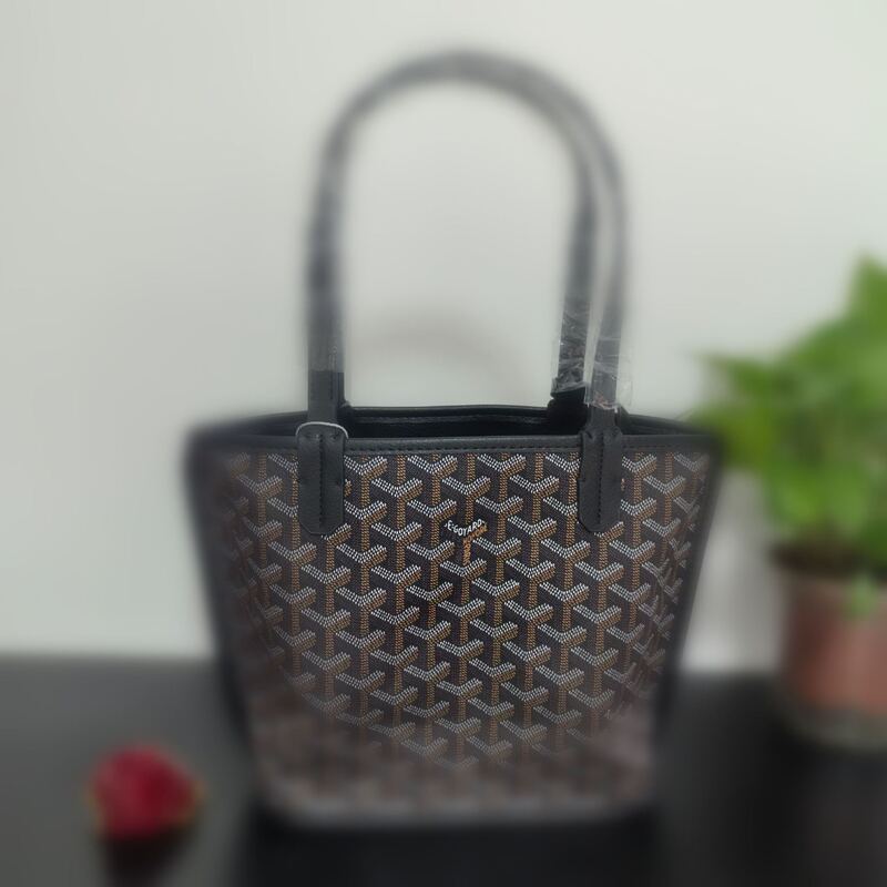 Dog tooth pattern mini tote bag, new style, double-sided shopping bag, casual handbag, mother and daughter set Dog tooth pattern mini tote bag, new style, double-sided shopping bag, casual handbag, mother and daughter set