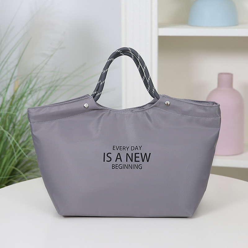 Bolsa de mano de ocio de gran capacidad para salir a prueba de salpicaduras de usuario real bolsa de mamá de oficina bolsa de almuerzo de aislamiento