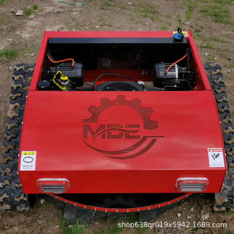 迈德恩遥控割草机履带式除草车农用打草机草坪机果园割灌机剪草机