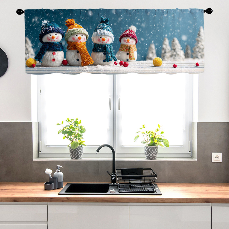 No-Drill Half Curtain Short Curtain Kitchen Half Curtain Bay Window Sheer Curtain Blackout Balcony Half Blackout Curtain Light-Transmitting Small Curtain No-Drill Half Curtain Short Curtain Kitchen Half Curtain Bay Window Sheer Curtain Blackout Balcony Half Blackout Curtain Light-Transmitting Small Curtain