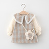 Spring autumn bag, dress, small princess costume, Korean style, western style