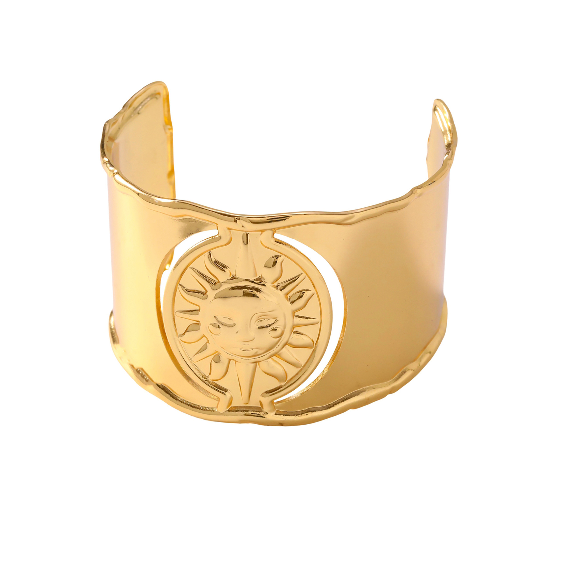 Personalidad europea y americana exagerada pulsera de acero inoxidable mujer no se desvanece abertura in-viento pulsera alta sensación accesorios de pulsera mujer